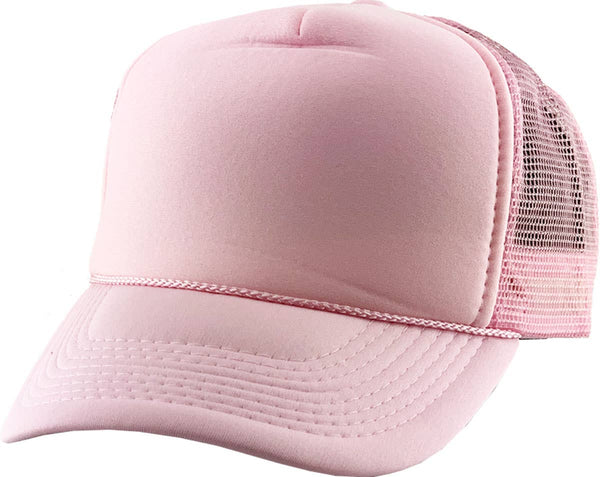 Classic Foam Front Trucker Hat: Pink