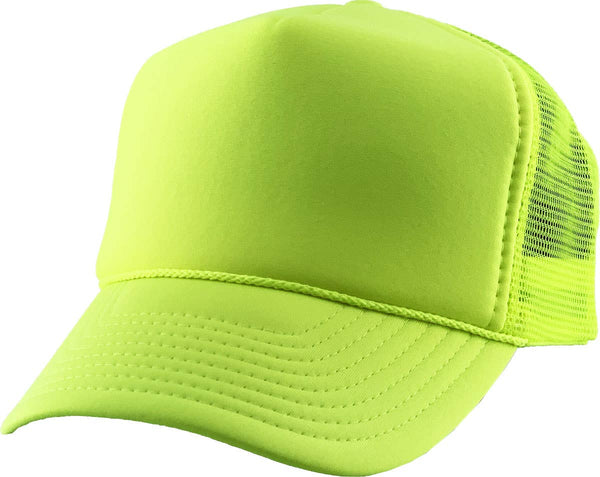 Classic Foam Front Trucker Hat: N.yellow