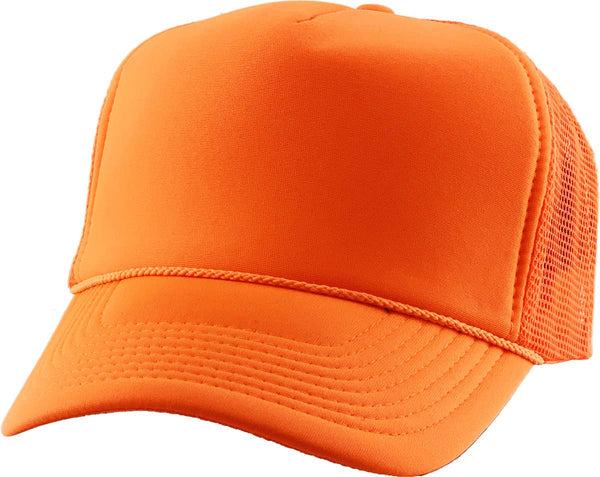 Classic Foam Front Trucker Hat: N.orange